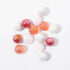 Lovely marbles pink white red from Billes & Co